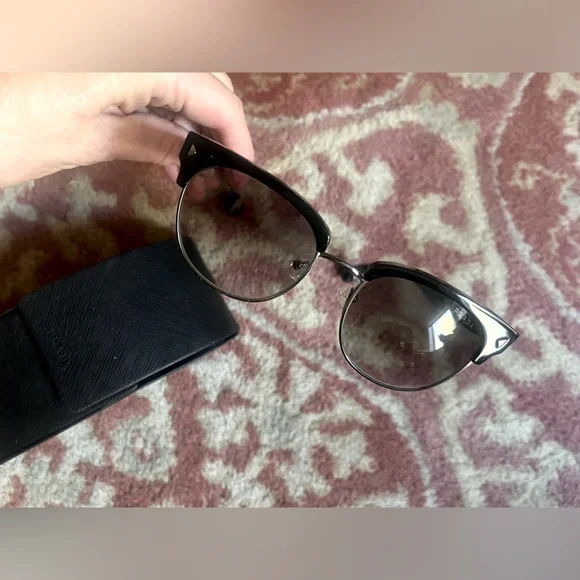 Prada sunglasses with case great condition Prada | Accessories | Mint Condition Authentic Prada  main image 4